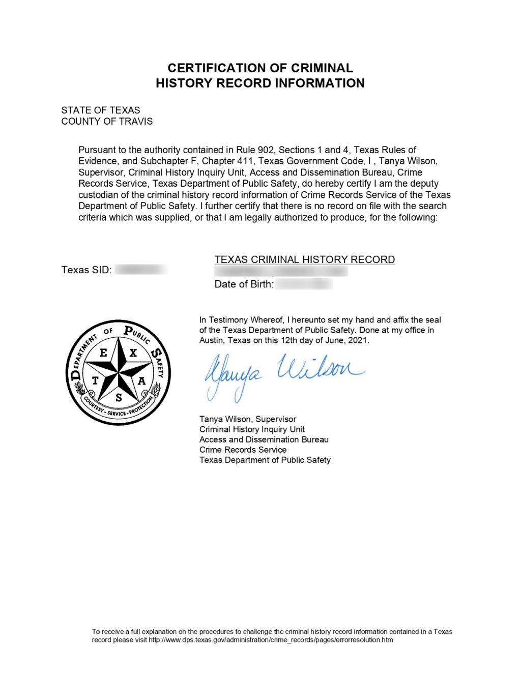 Picture of: Criminal Records Check ApostilleCriminal Record Search TexasHistory