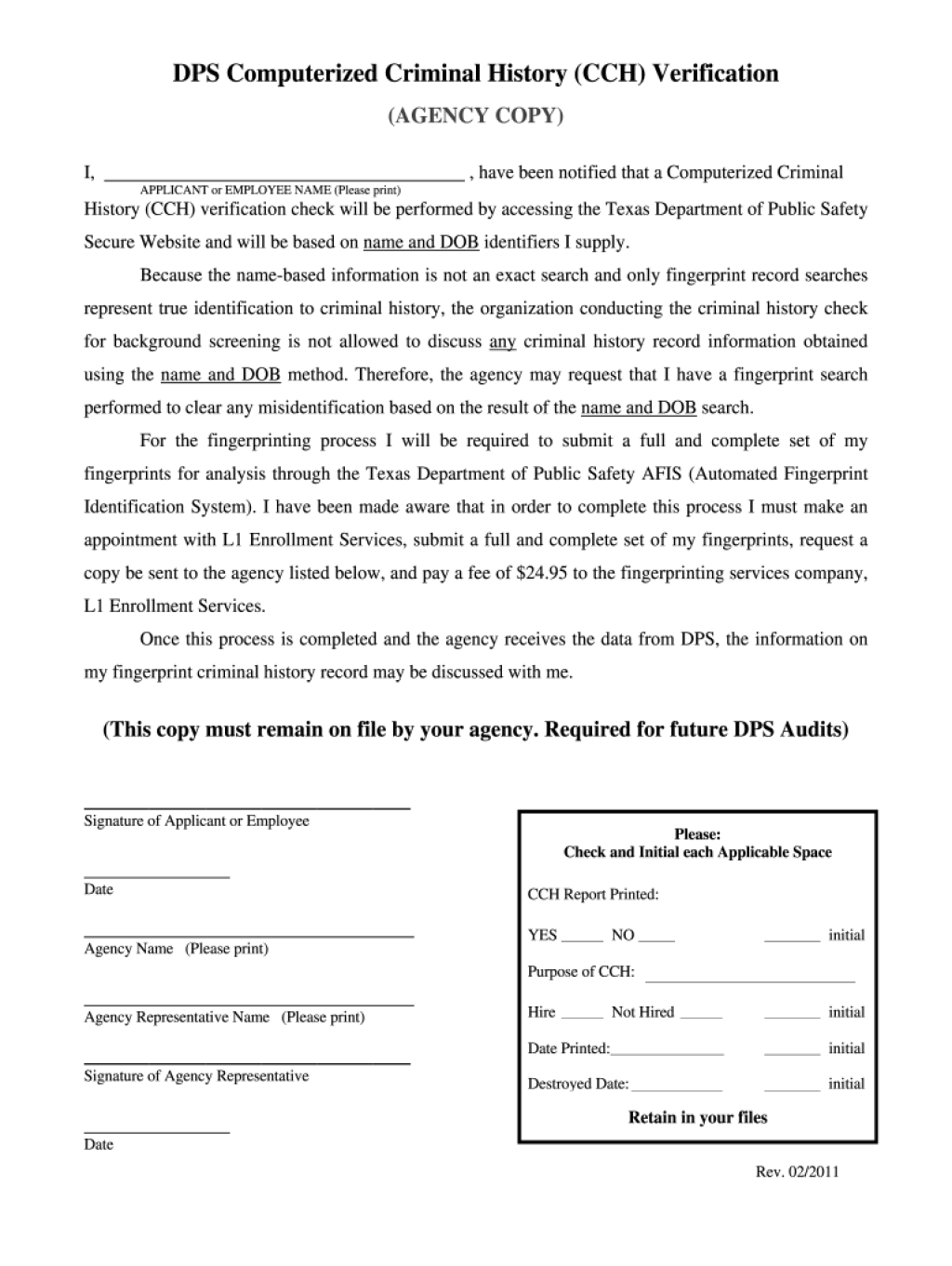 Picture of: Txdps criminal background check  form: Fill out & sign online
